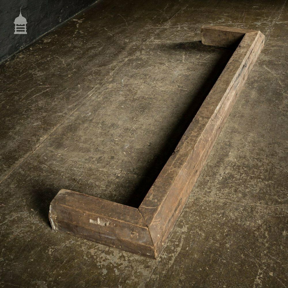 17th C Oak Farmhouse Fireplace Fender photo for sale