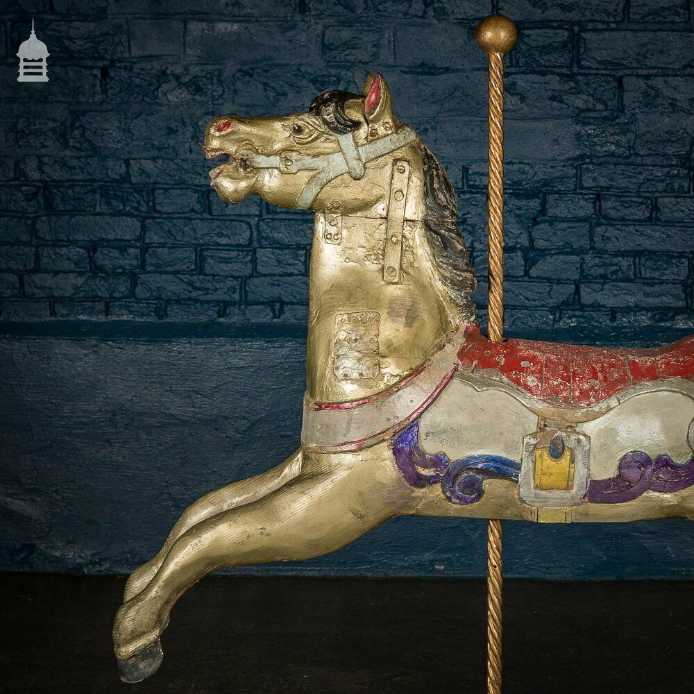 A Rare English 19th C Juvenile Carousel Galloper Horse By Anderson Of Bristol Circa 1890 No. 10 photo 3000.0