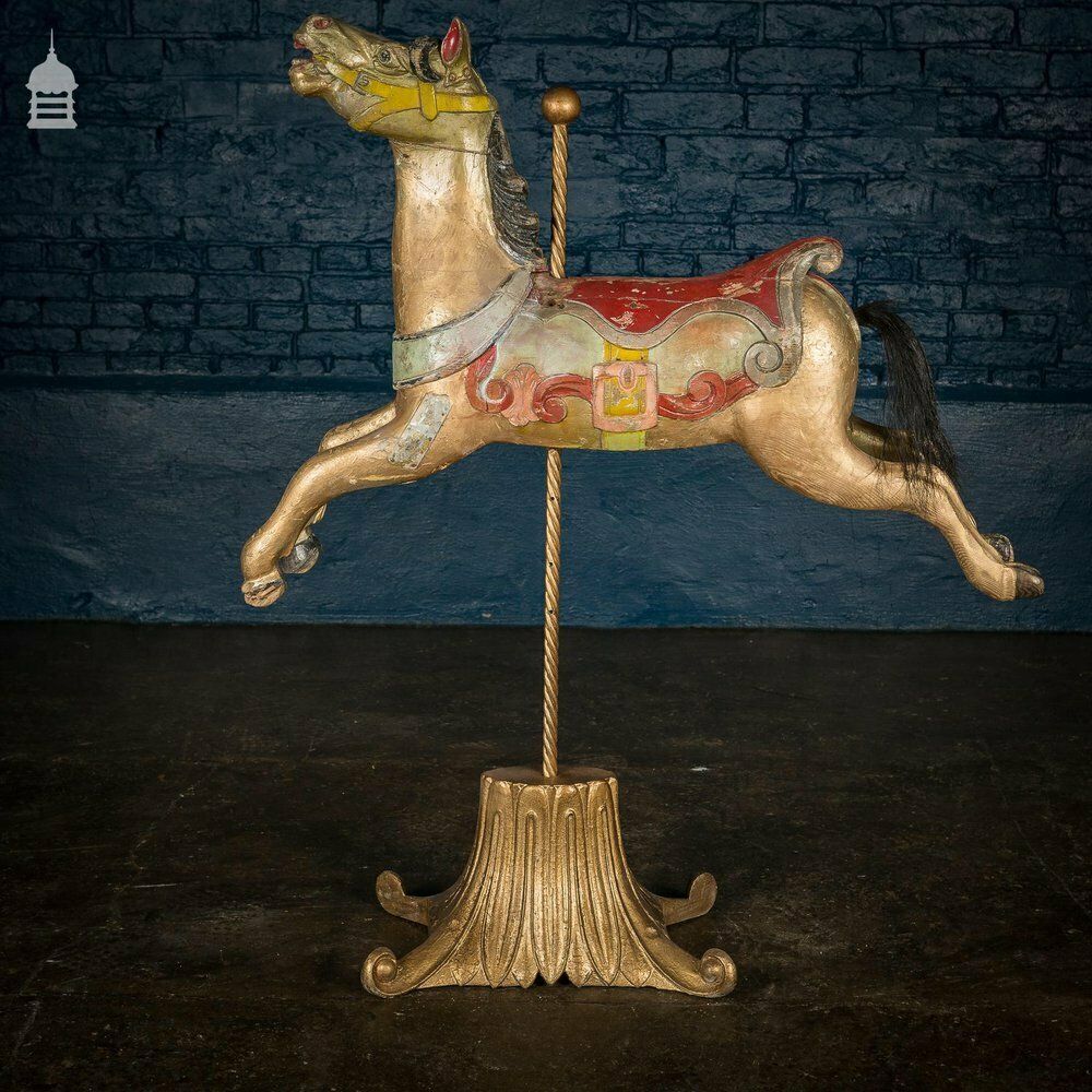 A Rare English 19th C Juvenile Carousel Galloper Horse By Anderson Of Bristol Circa 1890 No. 8 photo furniture