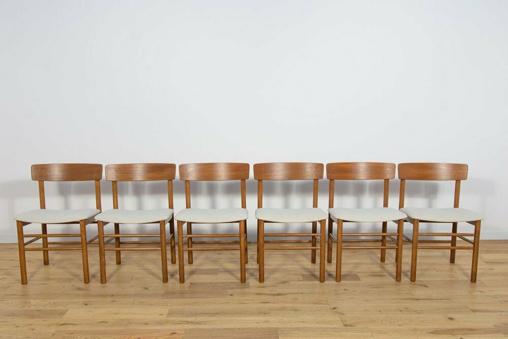 J39 Folkchairs Chairs By Børge Mogensen For Farstrup, 1950s, Set Of 6 photo Furniture