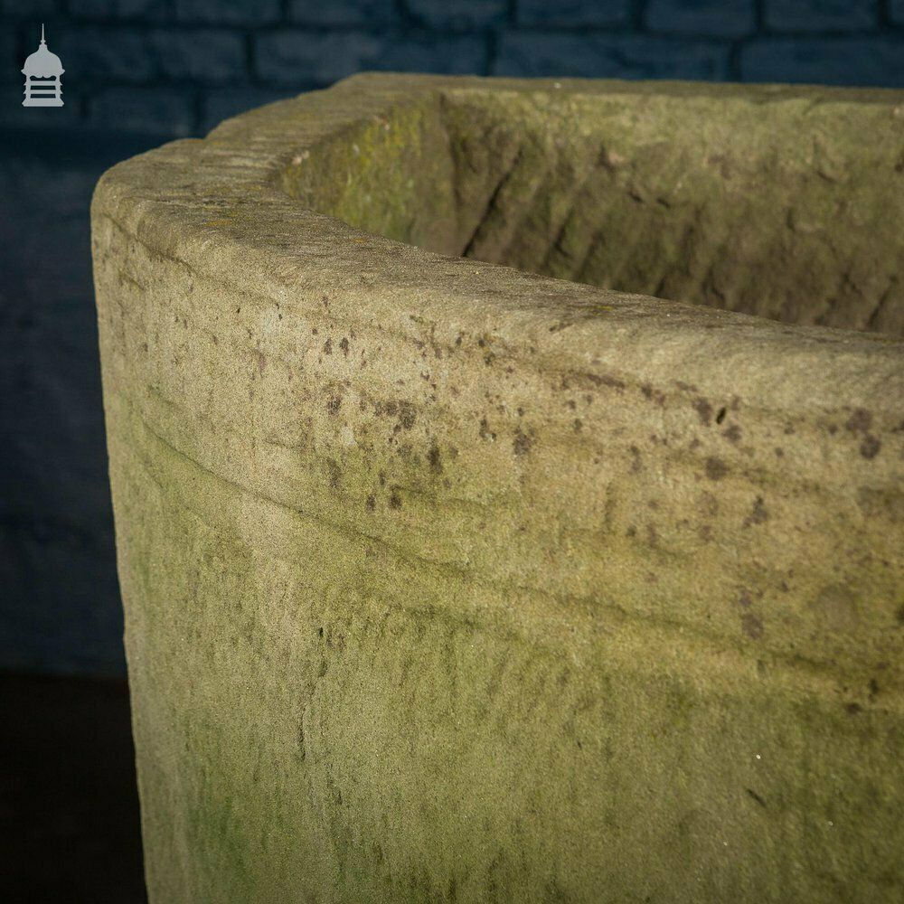 photo furniture Georgian Bow Fronted Sandstone Trough With Decorative Detailing Reputedly From The Belvoir Estate [Number 3]