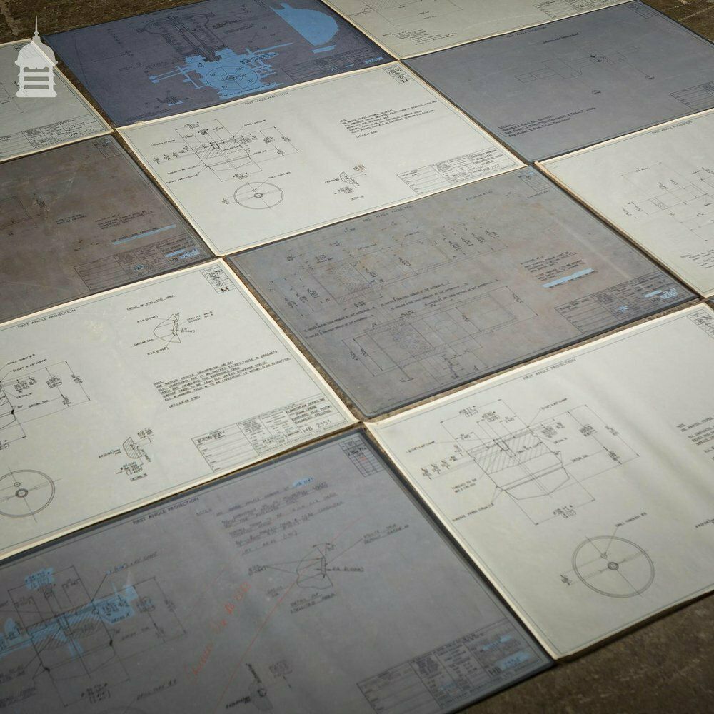 30 Pages Of Industrial Drawings Plans Schematics photo vinterior