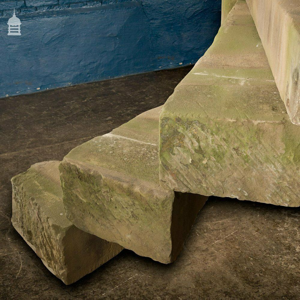 16th C Short Tread Sandstone Spiral Staircase photo Home Decor