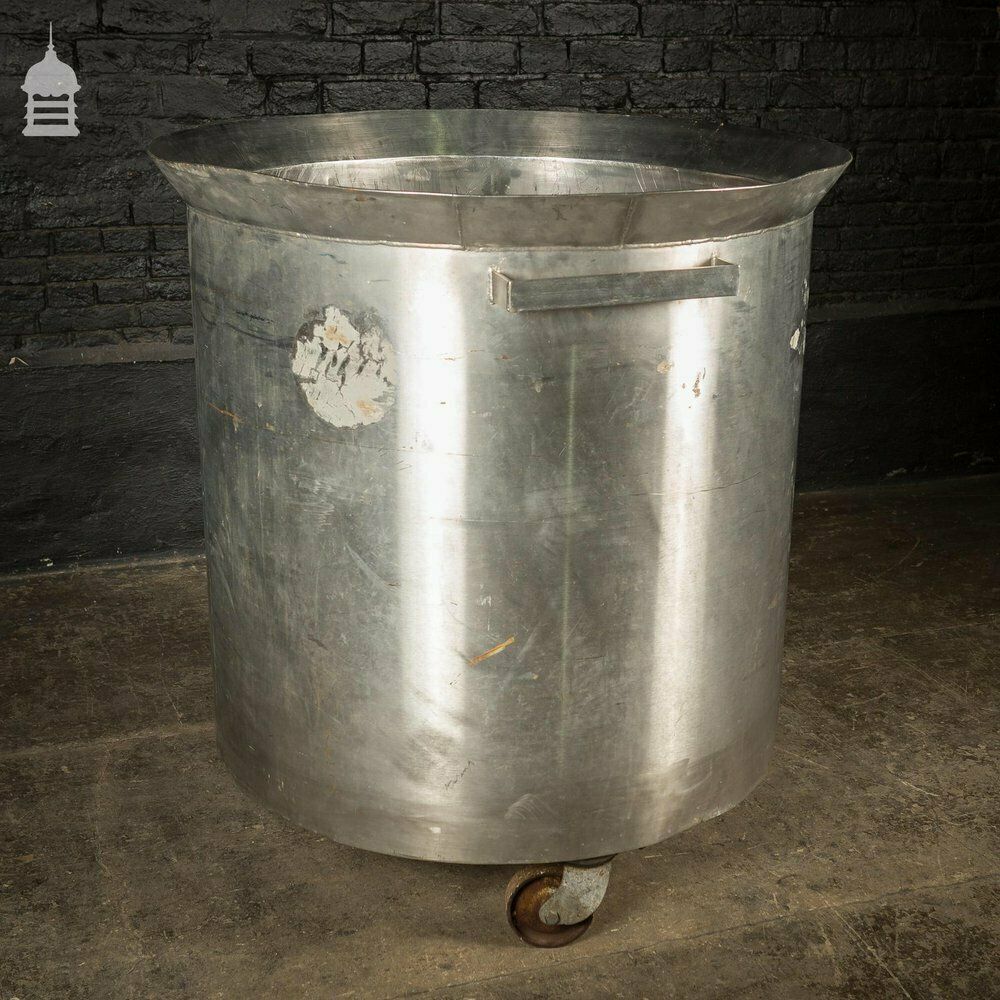 Huge Stainless Steel Industrial Wheeled Pot photo furniture