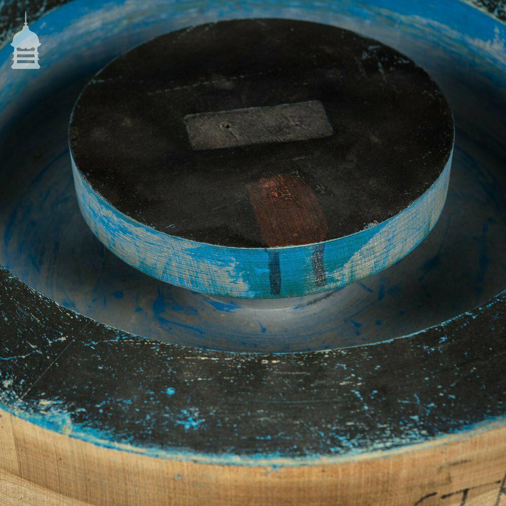 photo for sale Set Of 3 Blue Silver And Black Industrial Factory Foundry Moulds