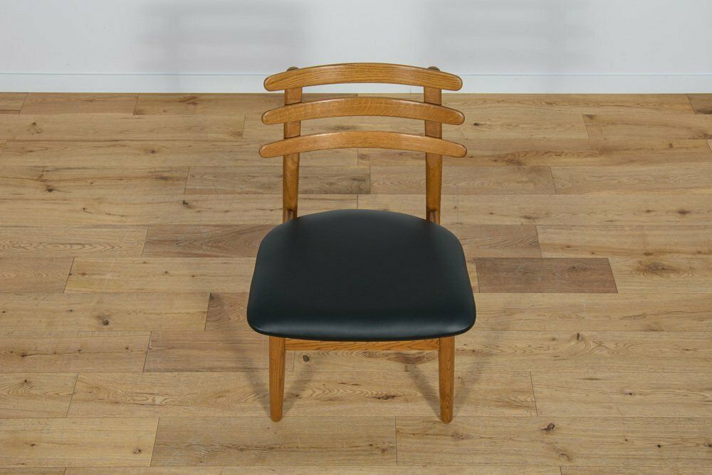 Furniture Mid Century Oak Dining Chairs By Poul Volther For Fdb Mobler, Denmark, 1960s, Set Of 6 photo