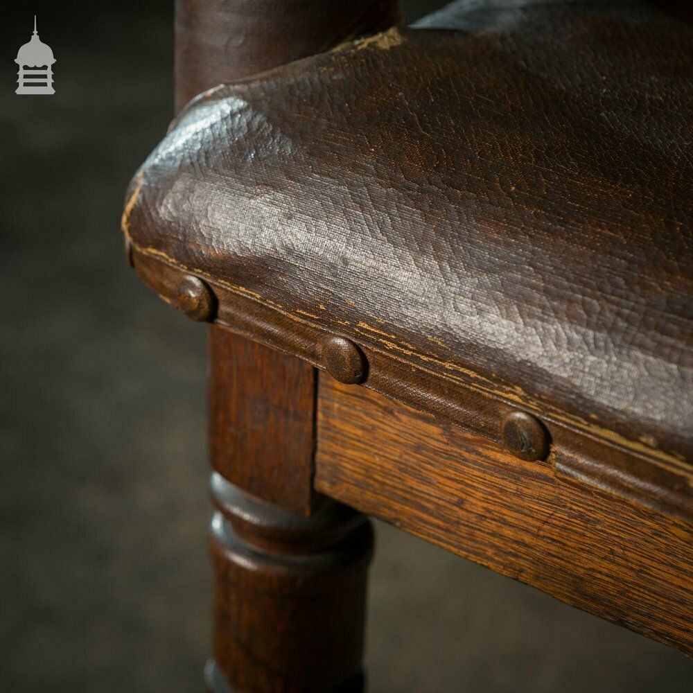 photo buy 19th C Longhorn Steer Throne Chair With Turned Oak Legs