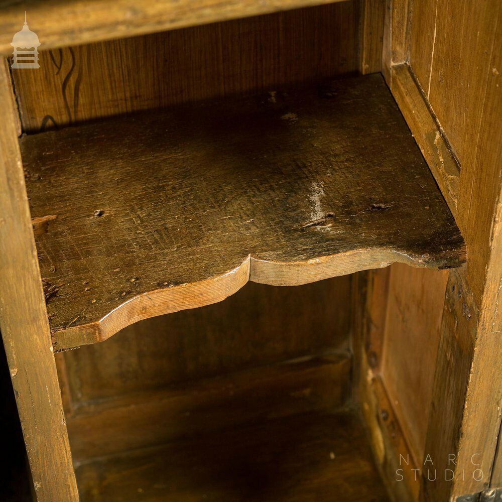 Pair Of Narc Studio Scumble Glazed ‘Ebenezer Bedside Cabinets’ Built From Pew Components Dated 1868 photo 1440.0