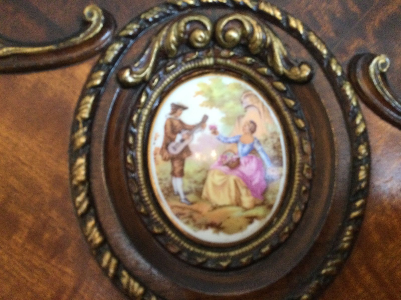 5 Piece French Bedroom Suite. Very Ornate. Good Condition. photo for sale