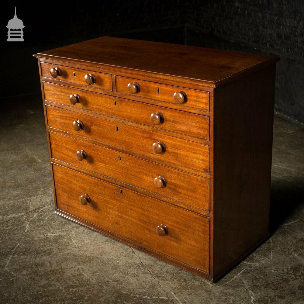 photo for sale Fine Example Of An Early 19th C Single Plank Cuban Mahogany Chest Of Drawers