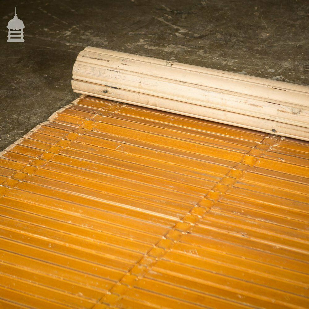 19th C Pitch Pine Roller Shutter With Grained Finish By Haskins Of London photo furniture