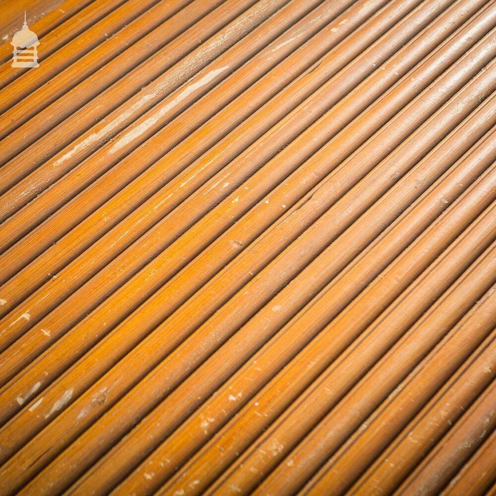 19th C Pitch Pine Roller Shutter With Grained Finish By Haskins Of London photo 1170.0