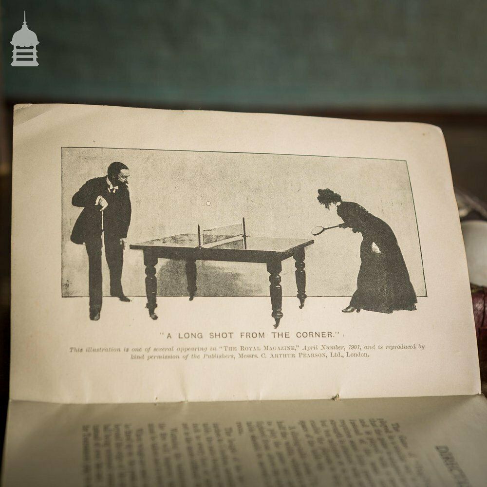 photo vinterior J. Jaques & Son Original 1901 Boxed Hamleys The New Table Game Of Ping Pong Or Gossima