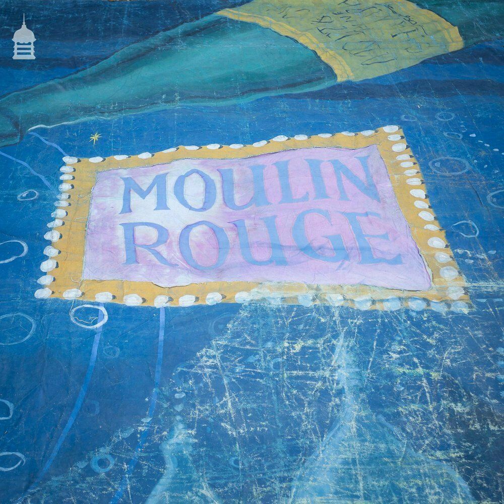 photo for sale Theatre Uv Backdrop Cloth Circa 1960 Moulin Rouge