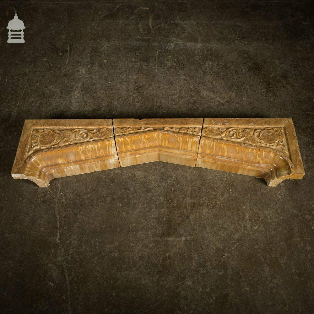 Reclaimed Decorative Arched Ceramic Fireplace Doorway Top photo for sale