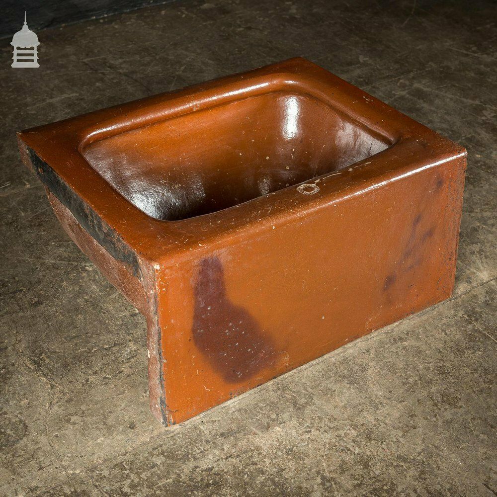 Large Victorian Salt Glaze Orange Peel Ceramic Trough Sink By Oats & Green Ltd Halifax photo furniture