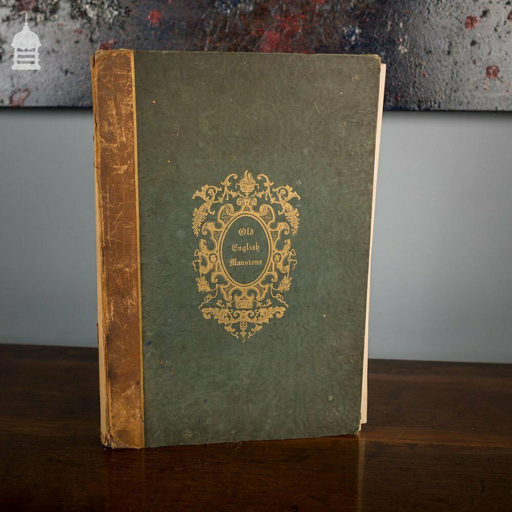 Rare Original Charles James Richardson Volume Of Studies From Old English Mansions 1841 photo for sale