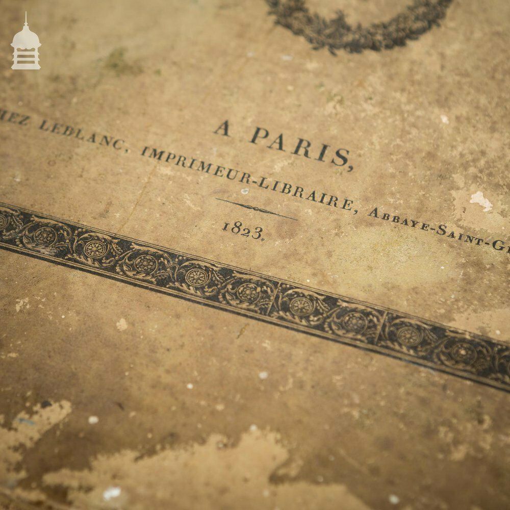 Rare Original Par F.T. De Jolimont Book Of 'Most Remarkable Monuments Of The City Of Rouen' 1823 photo vinterior