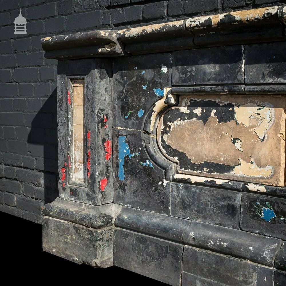 19th C Staffordshire Blue Wall With Inset Bathstone 5.25m photo buy
