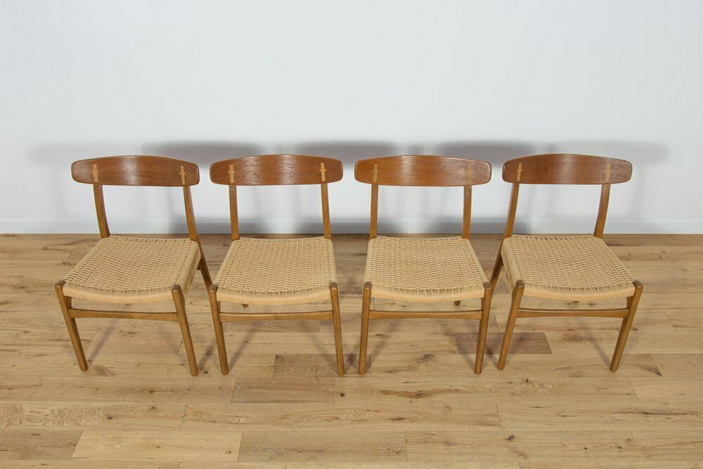 Mid Century Dining Chairs Ch23 By Hans J. Wegner For Carl Hansen & Son, 1960s, Set Of 4 photo vinterior
