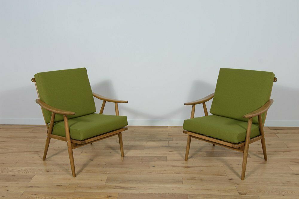 Mid Century Armchairs From Ton, 1960s, Set Of 2