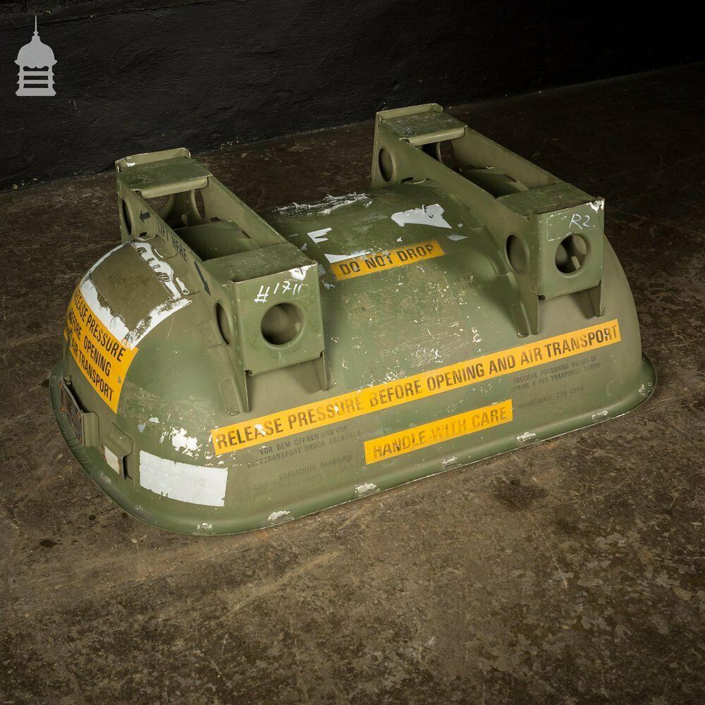 Industrial Aluminium Ex Raf Shipping Capsule Military Storage Crate Trough photo buy