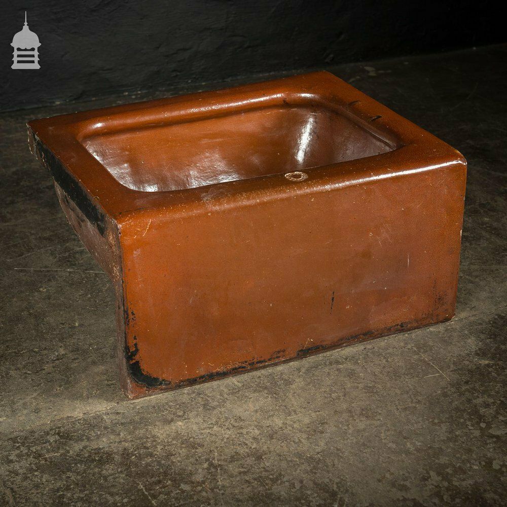 Garden Decor Large Victorian Salt Glaze Orange Peel Ceramic Trough Sink By Oats & Green Ltd Halifax photo