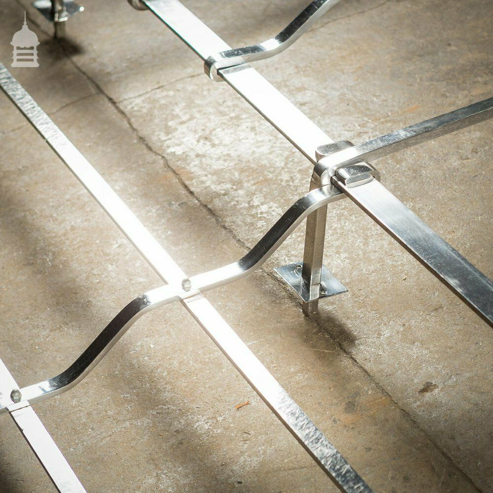 Furniture A 1950’s Butchers Stainless Steel Meat Display Rack photo