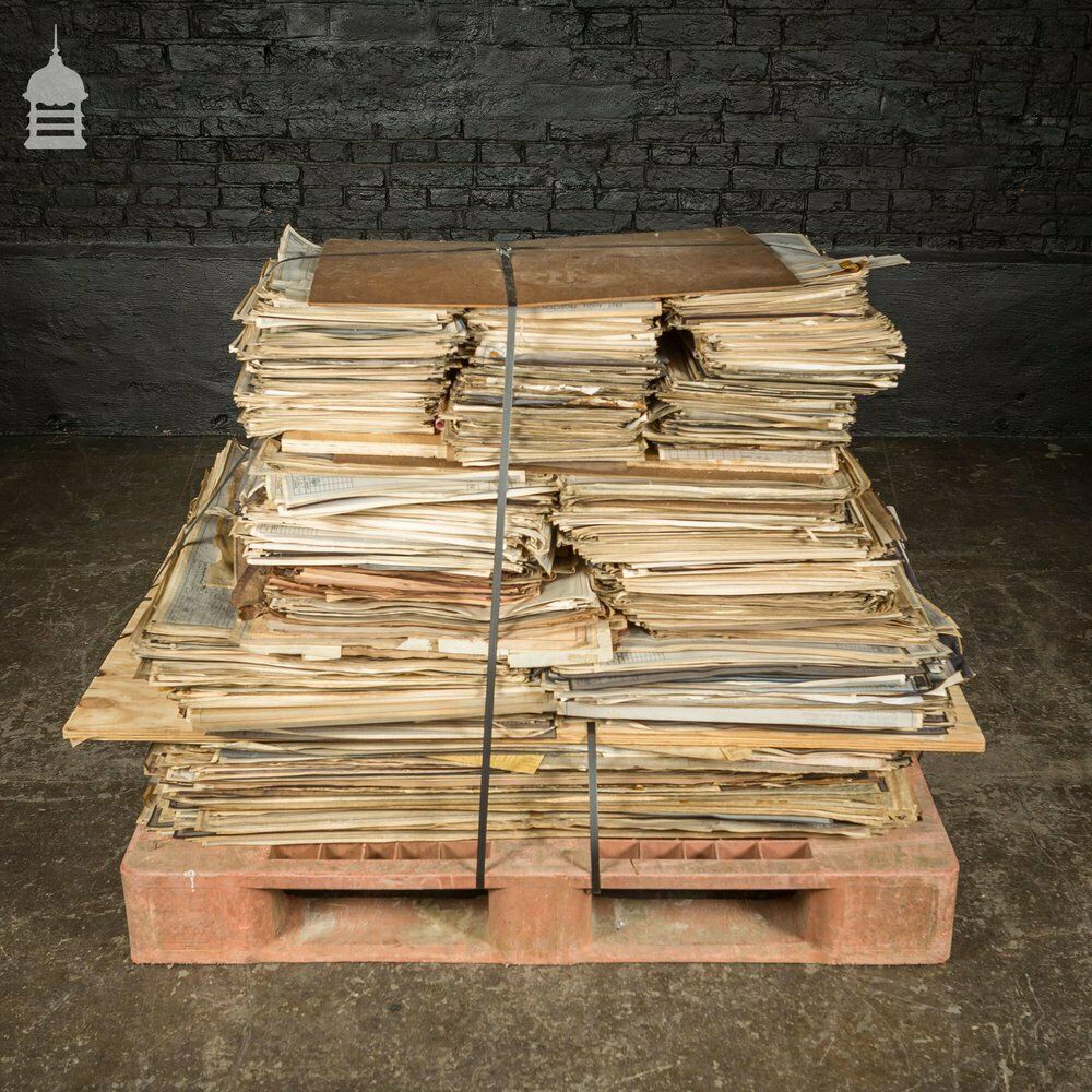 photo for sale Huge Quantity Of 10,000+ Industrial Technical Drawings On Drafting Film And Drafting Vellum