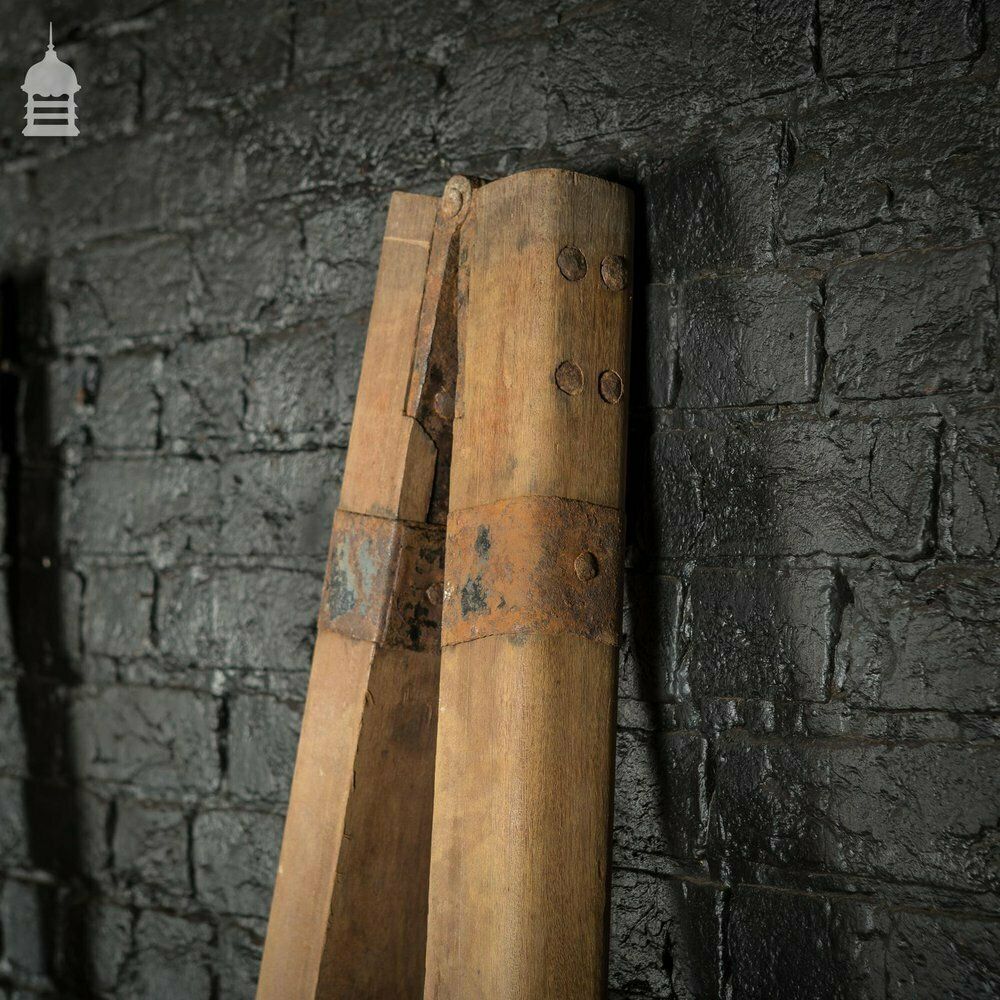 Early 19th C Folding Circus Tent Pole Braces Acrobats Beams photo buy
