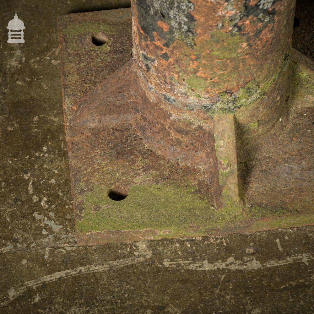 Set Of 4 19th C Cast Iron Columns Stanchions Pillars photo vinterior