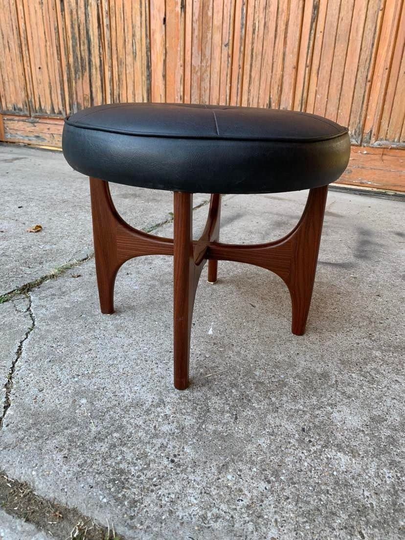 Mid Century Danish Teak Ottoman By Kofod Larsen For G Plan, 1960s photo furniture