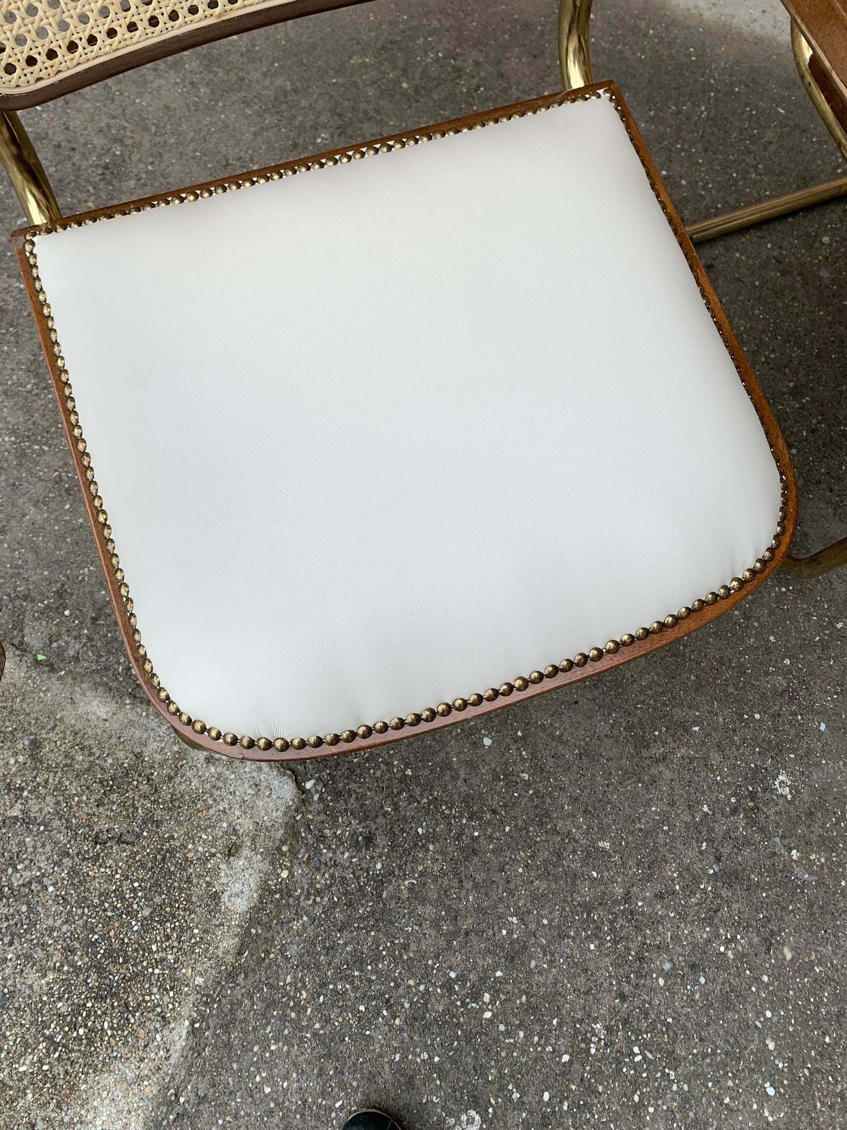 Marcel Breuer Cesca Chairs Italy 1970 photo vintage