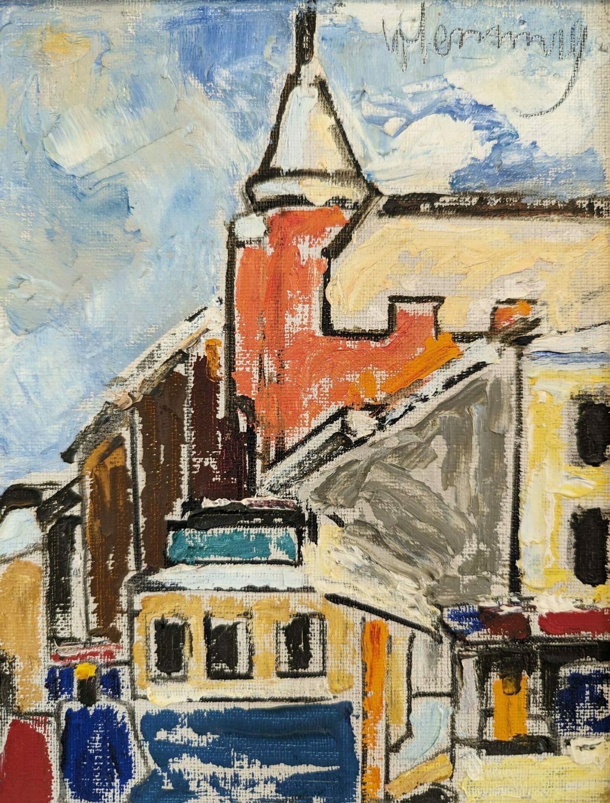 photo furniture The Tram Oil Painting, Modernist