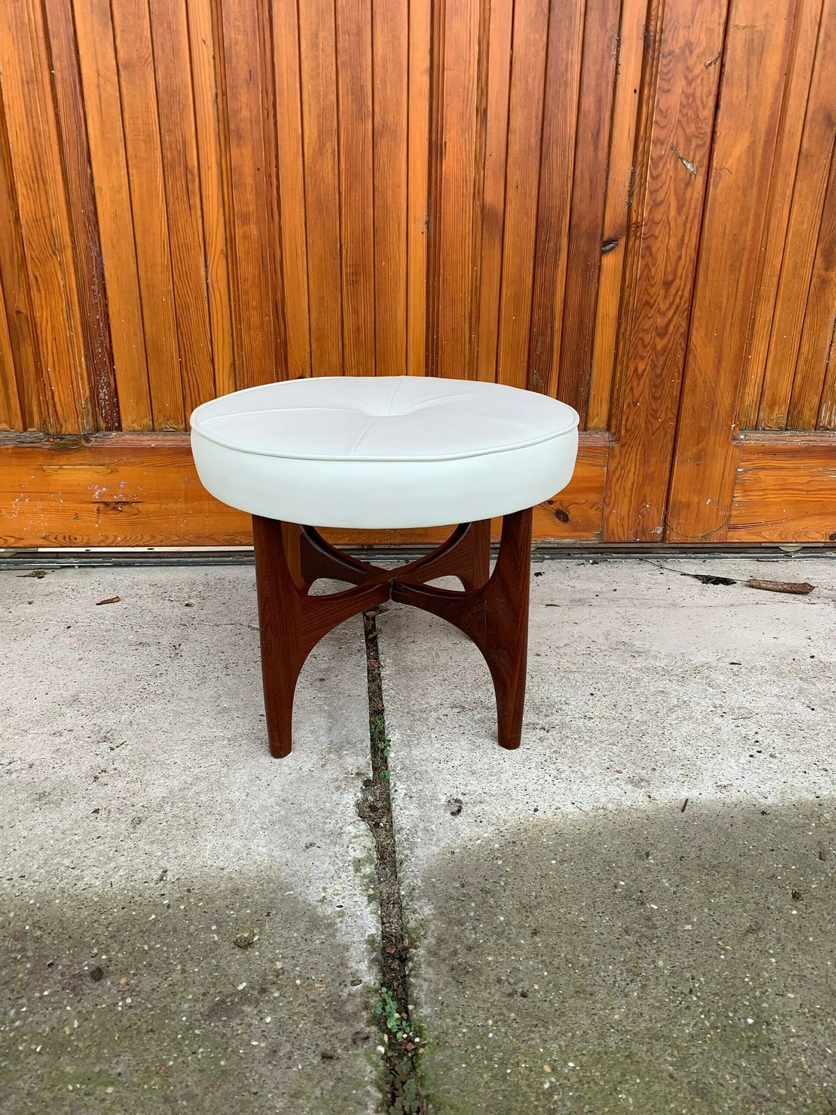 Mid Century Danish Teak Ottoman By Kofod Larsen For G Plan, 1960s photo 852.0