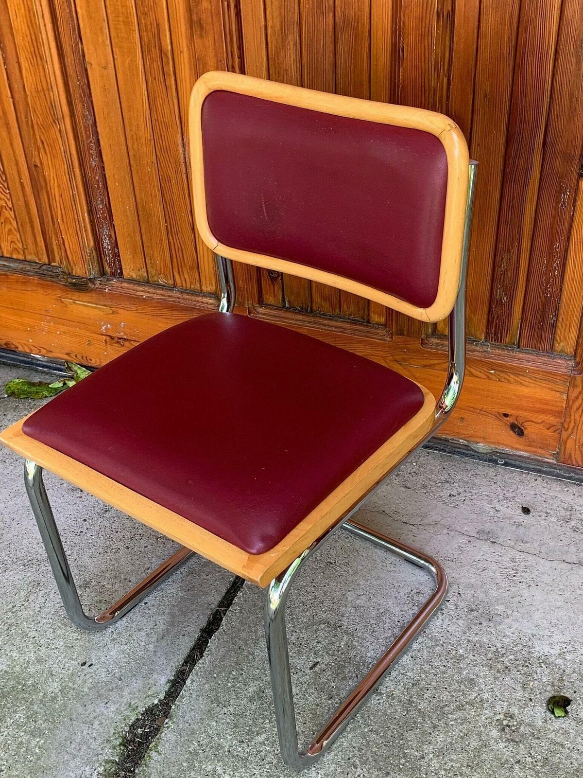 1 Of 4 Mid Century Modern Italian Marcel Breuer B32 Cesca Chair, 70s photo furniture