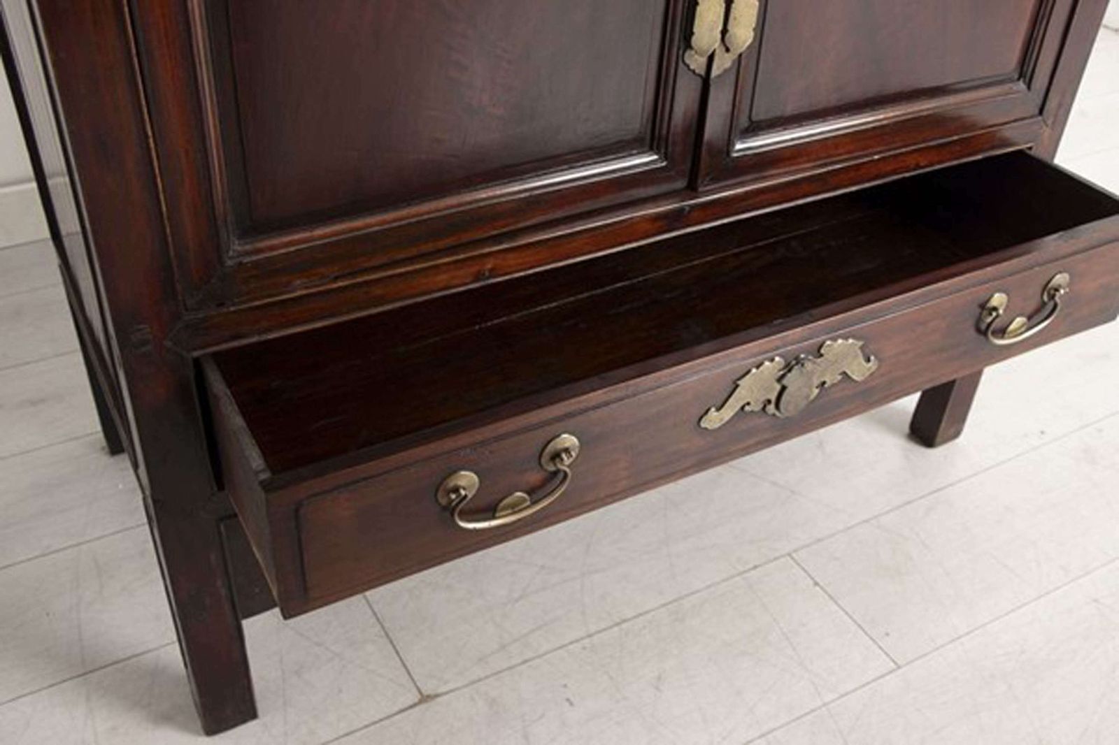 photo furniture Chinese Lacquered Period Original Storage Cabinet C.1880s