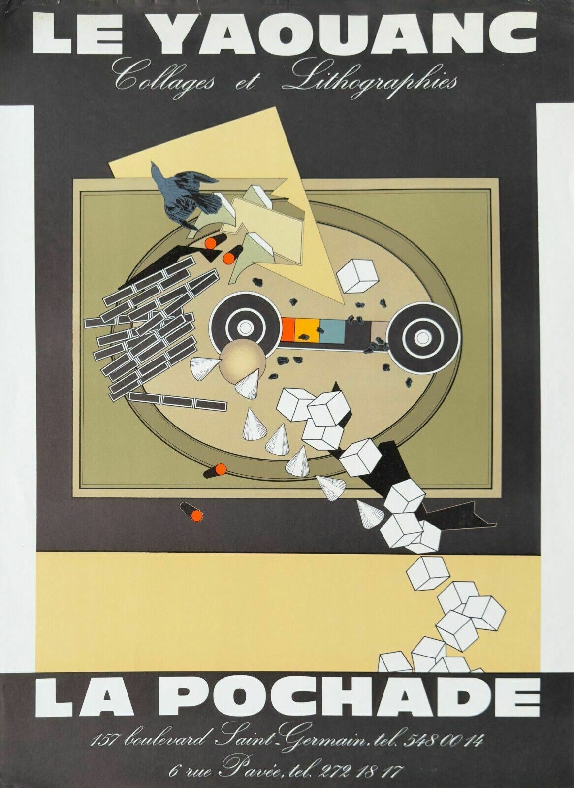 The Yaouanc  Poster Poster In Lithograph Expo La Pochade 1973