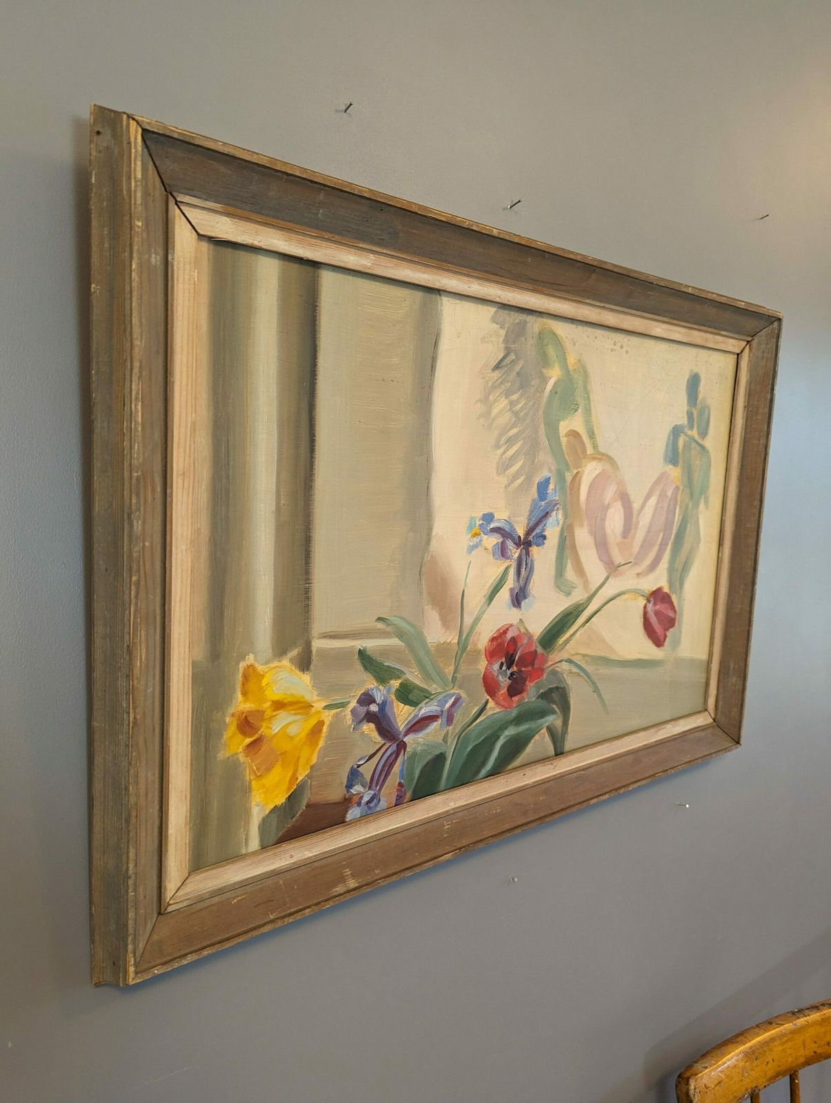 Floral & Figurine Oil Painting photo 501.0