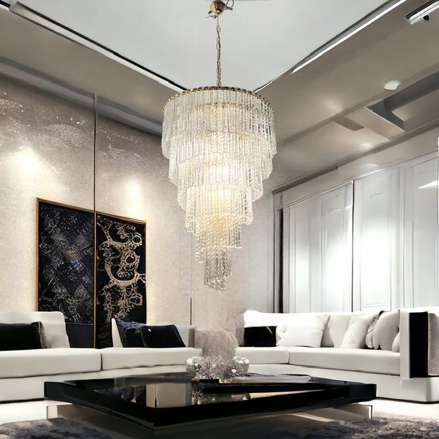 Large Spiral Murano Glass Chandelier 1980’s photo furniture