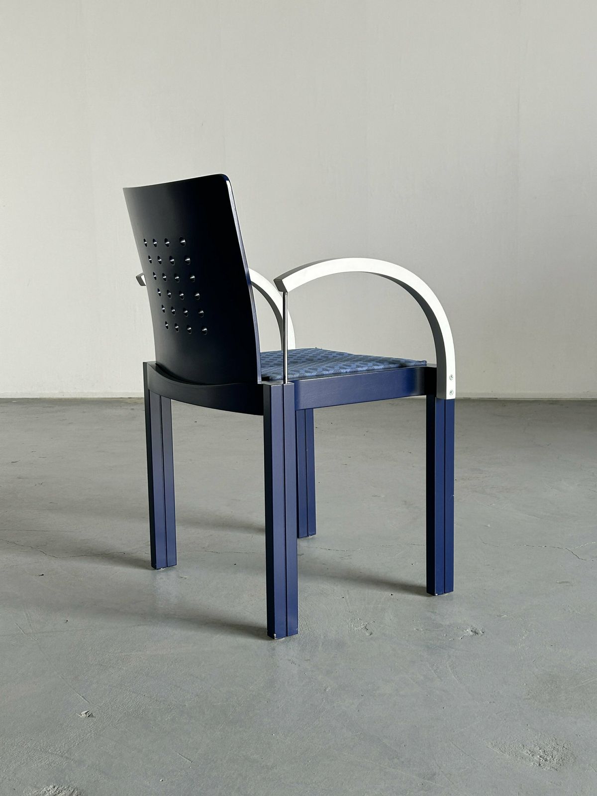 1 Of 20 Postmodern Memphis Era Original Thonet Vienna Sculptural Stackable Dining Chairs, Original And Signed, 1990s Austria photo furniture