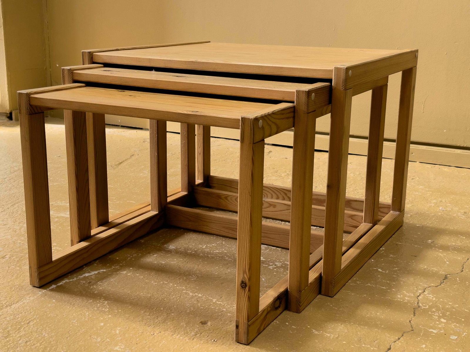Pine Nesting Tables photo furniture