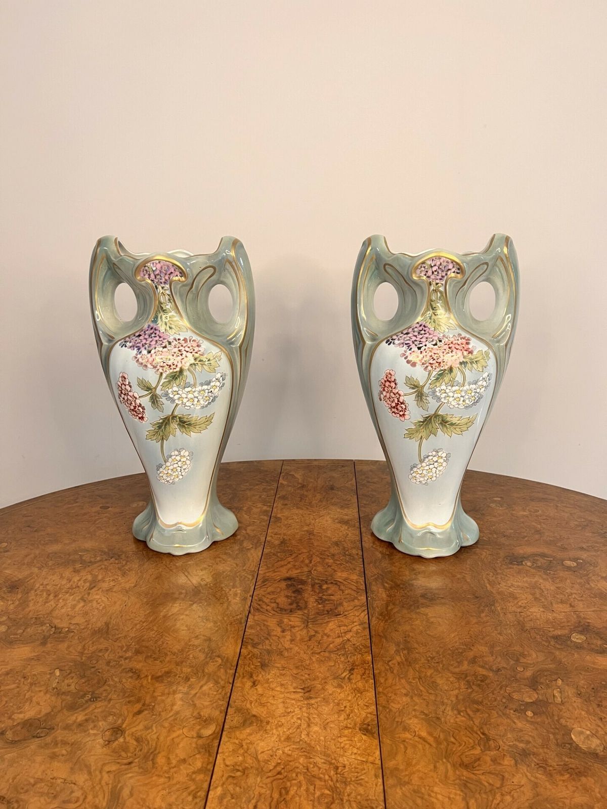 Stunning Pair Of Quality Antique French Vases photo vinterior