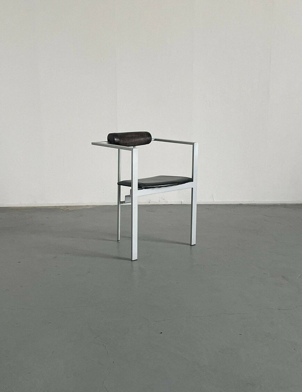 Memphis Design Postmodern Geometrical 'Trix' Chair By Karl Friedrich Förster For Kff, 1980s Germany