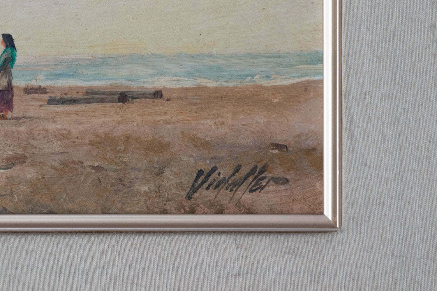 Mediterranean Fishing Boat Beach Scene photo 373.0