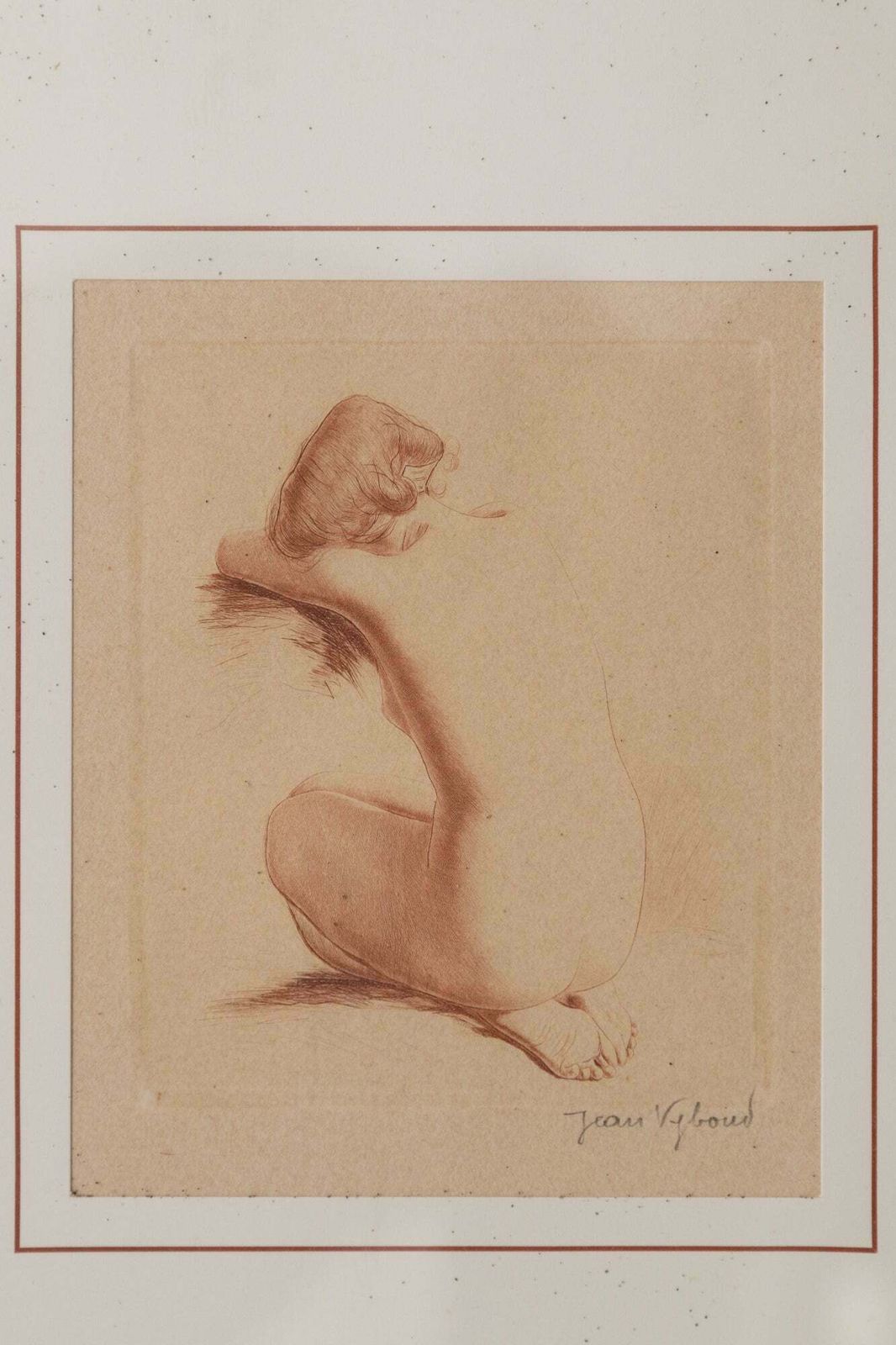 Jean Auguste Vyboud   Two Nude Life Studies photo Art
