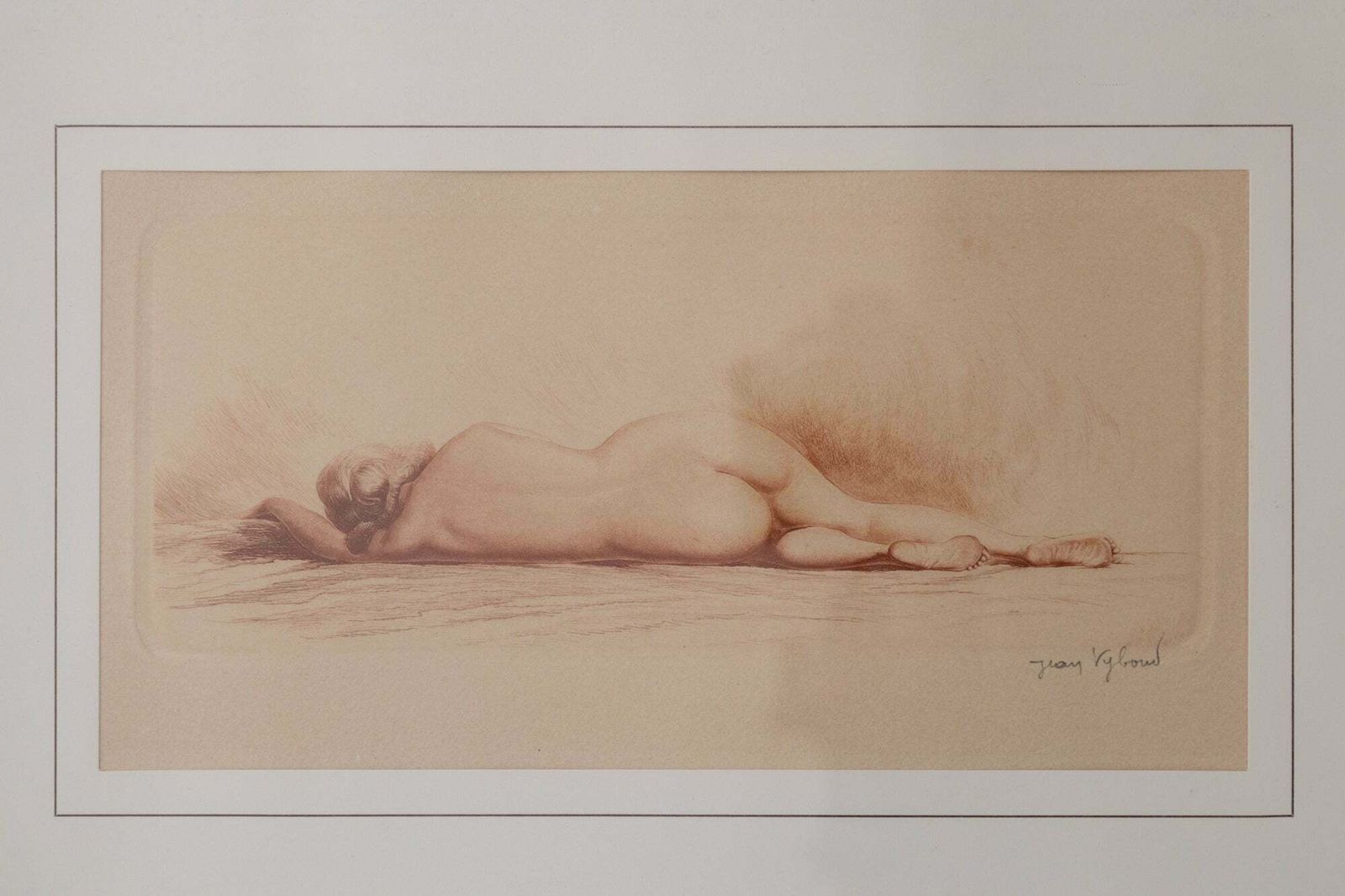 photo furniture Jean Auguste Vyboud   Two Nude Life Studies
