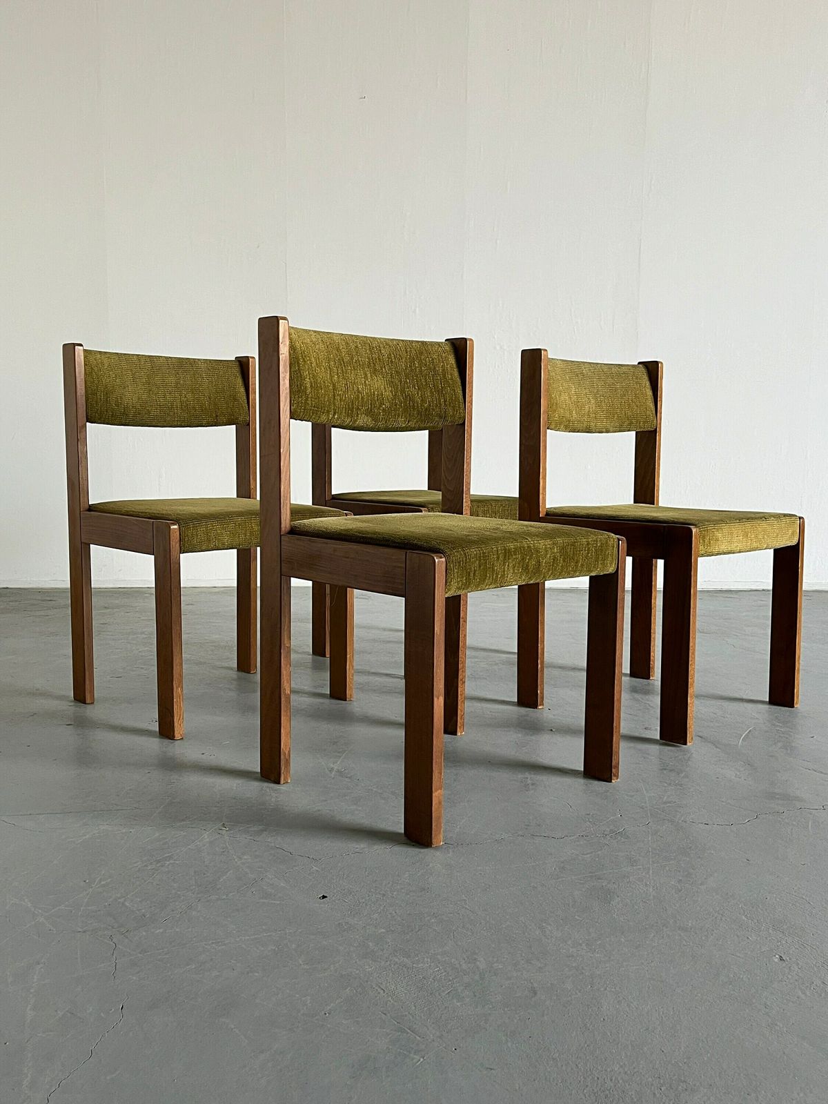 Set Of 4 Mid Century Modern Constructivist Dining Chairs By Wiesner Hager, 1960s Austria photo furniture