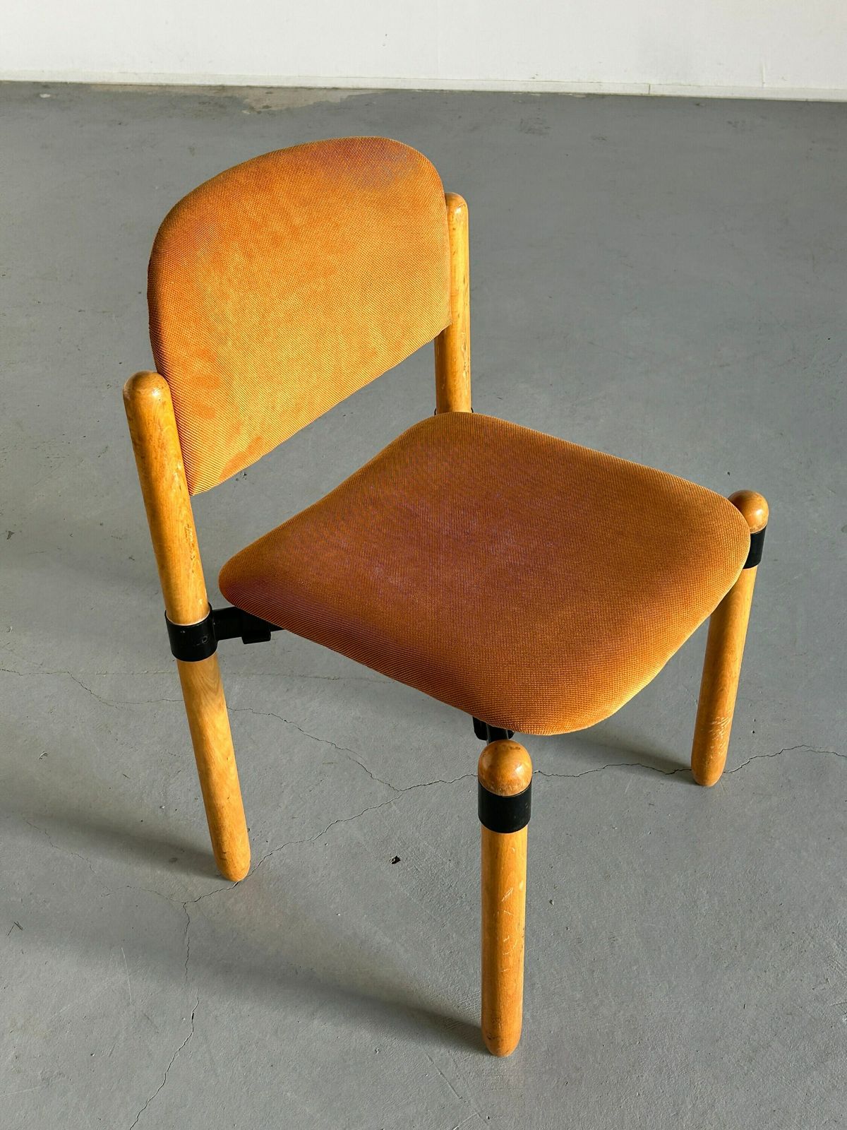 Mid Century Modern Dining Chair Or Visitor Chair By Fröscher Sitform, 1970s Germany photo for sale