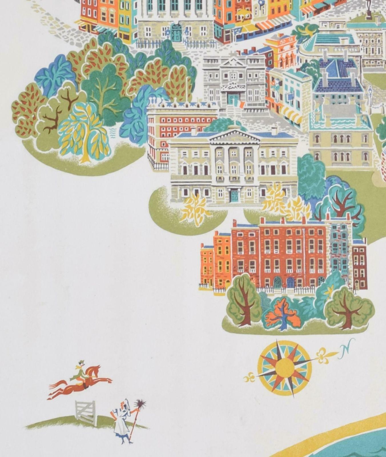 Kerry Lee Dublin Original Vintage British Railways Poster By Kerry Lee 1953 photo vinterior